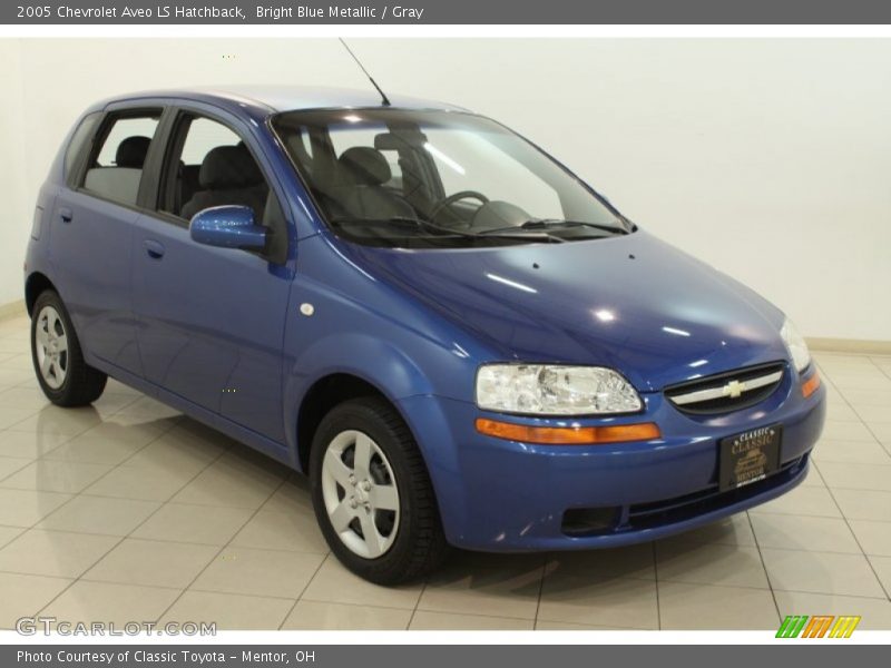 Bright Blue Metallic / Gray 2005 Chevrolet Aveo LS Hatchback
