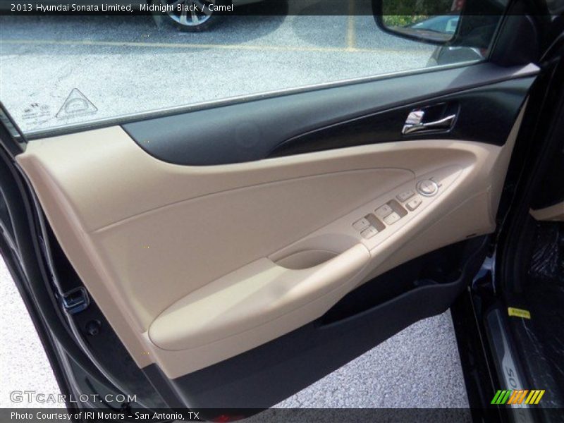 Midnight Black / Camel 2013 Hyundai Sonata Limited