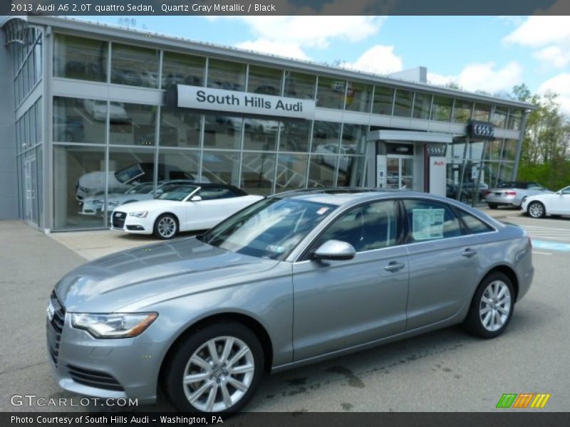 Quartz Gray Metallic / Black 2013 Audi A6 2.0T quattro Sedan