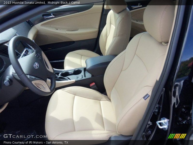 Midnight Black / Camel 2013 Hyundai Sonata Limited