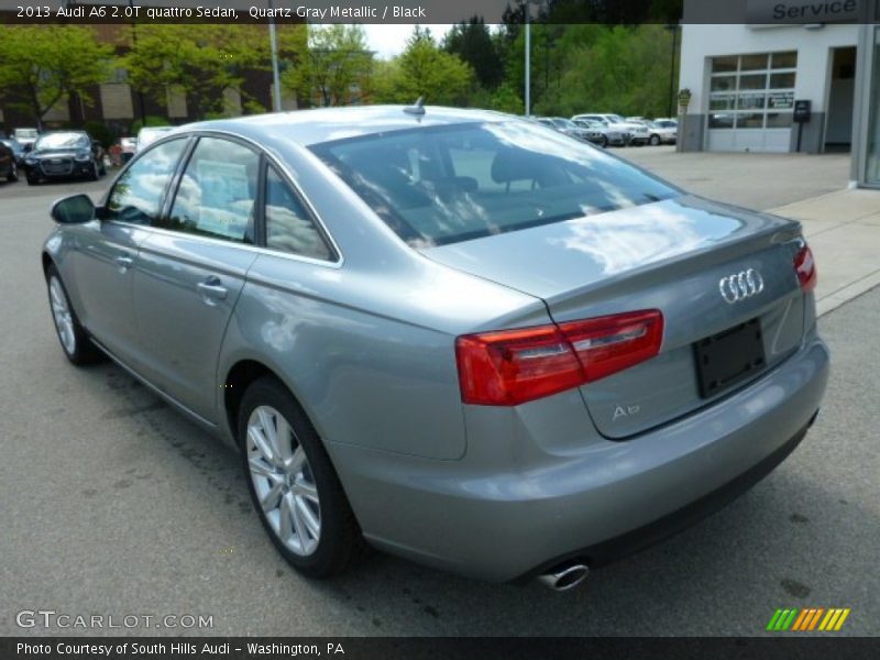 Quartz Gray Metallic / Black 2013 Audi A6 2.0T quattro Sedan