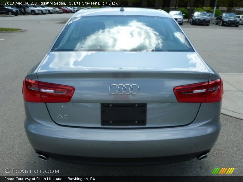 Quartz Gray Metallic / Black 2013 Audi A6 2.0T quattro Sedan