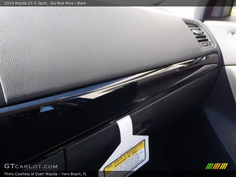 Sky Blue Mica / Black 2014 Mazda CX-5 Sport