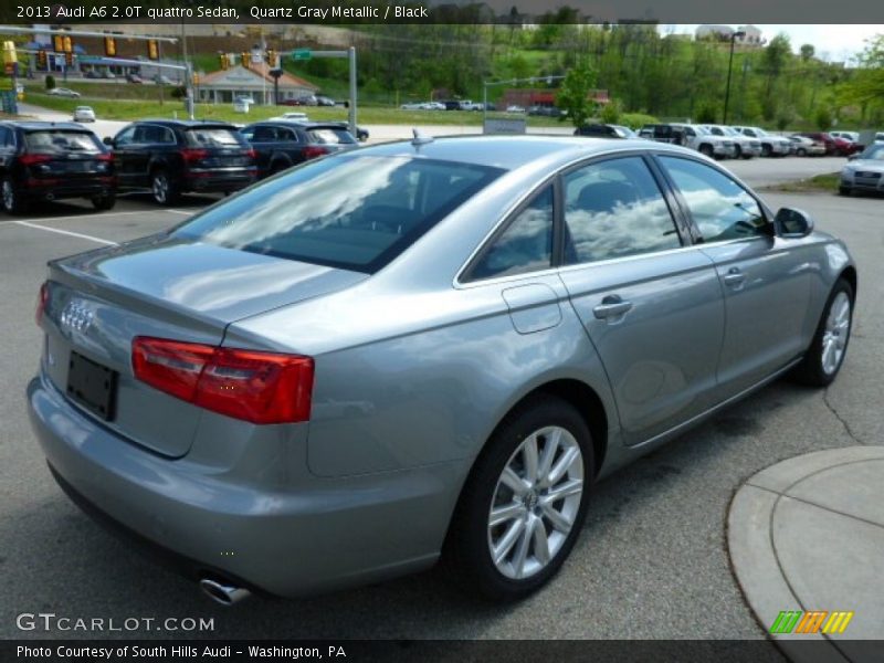 Quartz Gray Metallic / Black 2013 Audi A6 2.0T quattro Sedan