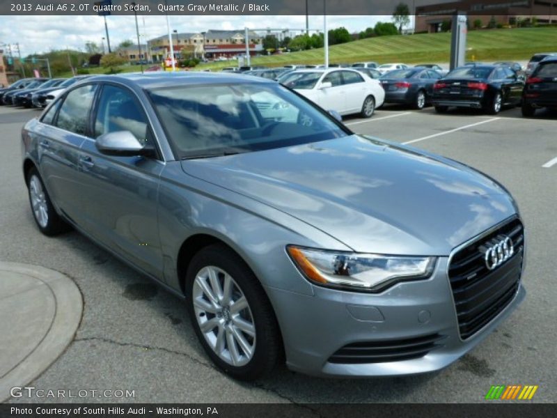 Quartz Gray Metallic / Black 2013 Audi A6 2.0T quattro Sedan