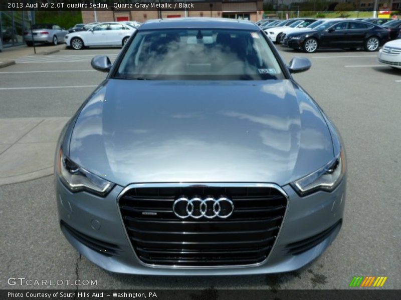 Quartz Gray Metallic / Black 2013 Audi A6 2.0T quattro Sedan