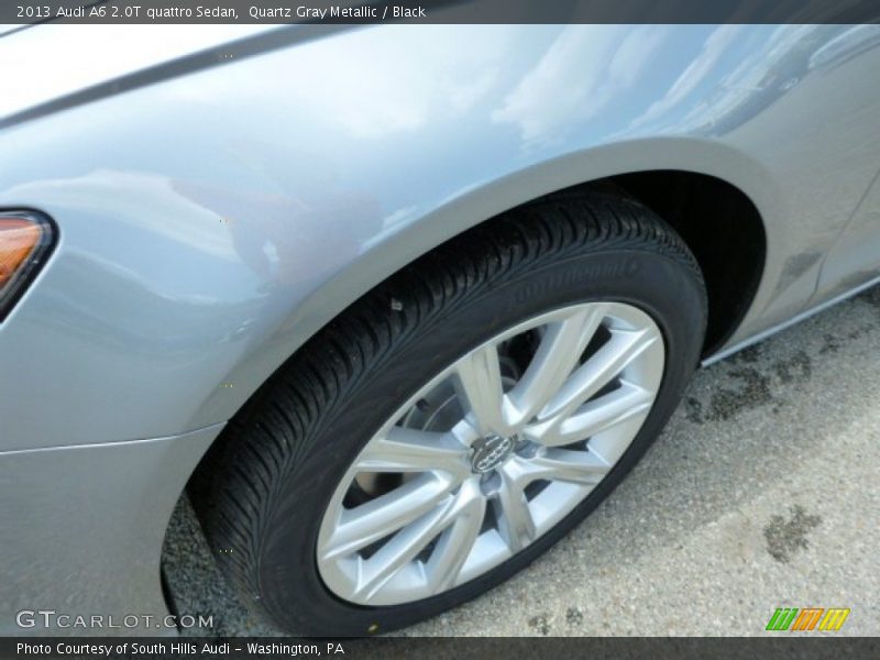 Quartz Gray Metallic / Black 2013 Audi A6 2.0T quattro Sedan