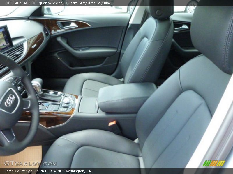 Quartz Gray Metallic / Black 2013 Audi A6 2.0T quattro Sedan