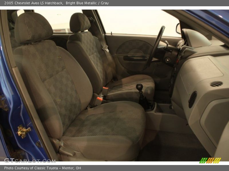 Bright Blue Metallic / Gray 2005 Chevrolet Aveo LS Hatchback