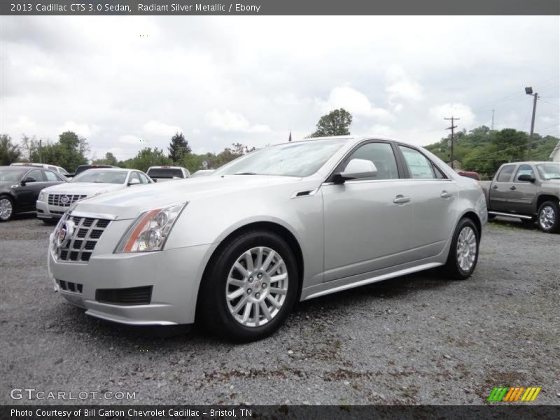 Radiant Silver Metallic / Ebony 2013 Cadillac CTS 3.0 Sedan