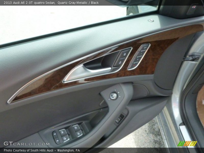 Quartz Gray Metallic / Black 2013 Audi A6 2.0T quattro Sedan