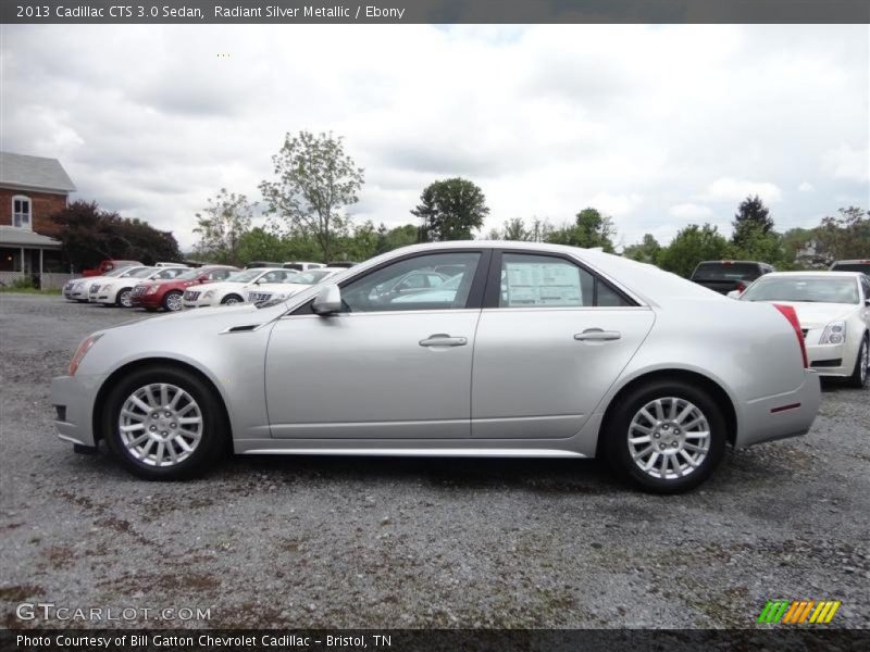 Radiant Silver Metallic / Ebony 2013 Cadillac CTS 3.0 Sedan