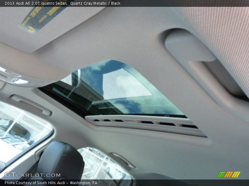 Quartz Gray Metallic / Black 2013 Audi A6 2.0T quattro Sedan