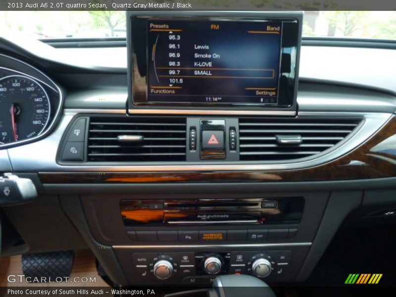 Quartz Gray Metallic / Black 2013 Audi A6 2.0T quattro Sedan