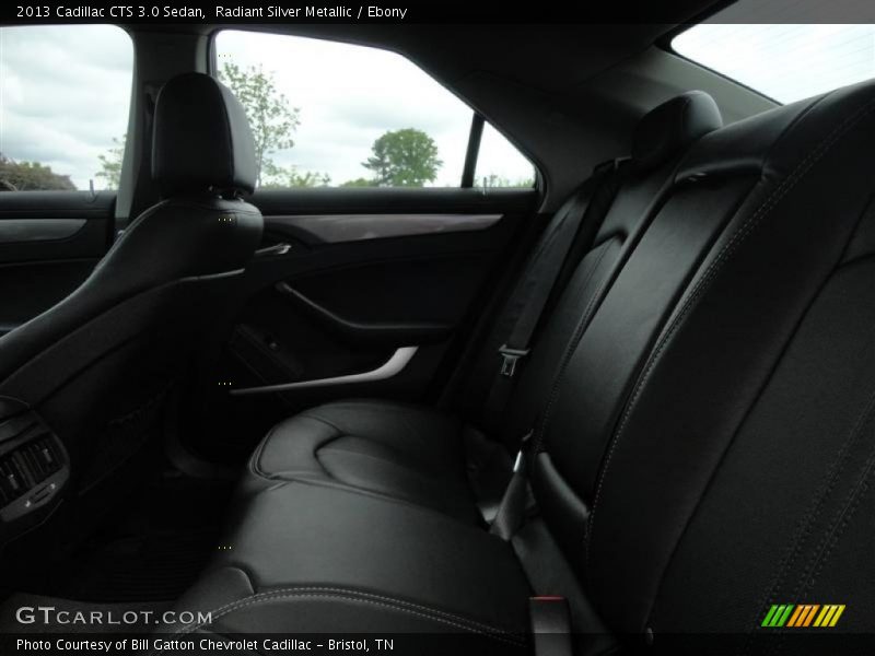 Radiant Silver Metallic / Ebony 2013 Cadillac CTS 3.0 Sedan
