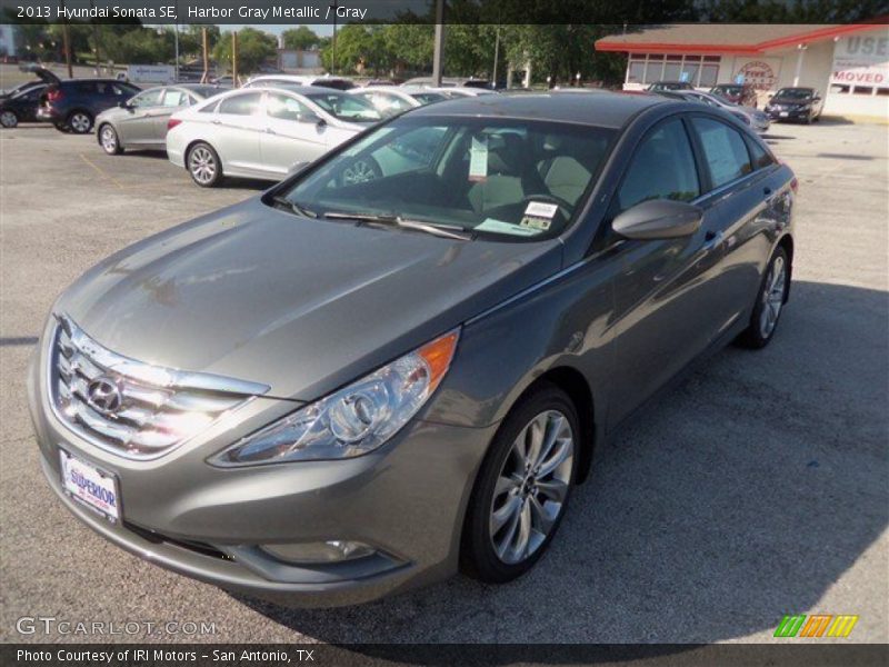 Harbor Gray Metallic / Gray 2013 Hyundai Sonata SE