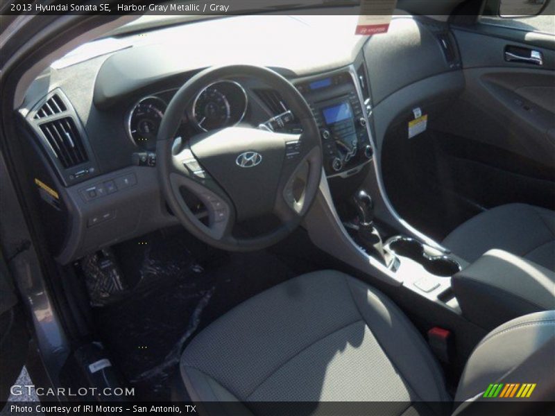 Harbor Gray Metallic / Gray 2013 Hyundai Sonata SE