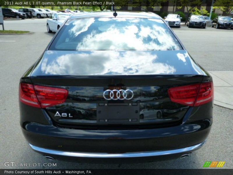 Phantom Black Pearl Effect / Black 2013 Audi A8 L 3.0T quattro