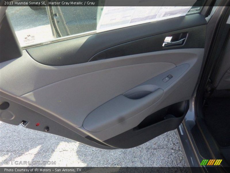 Harbor Gray Metallic / Gray 2013 Hyundai Sonata SE
