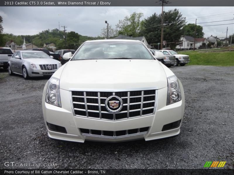 White Diamond Tricoat / Ebony 2013 Cadillac CTS 3.0 Sedan