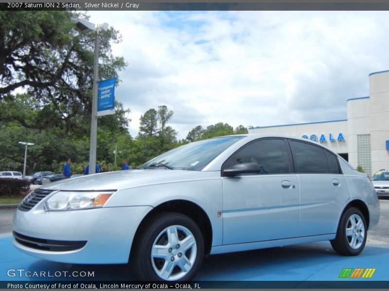 Silver Nickel / Gray 2007 Saturn ION 2 Sedan