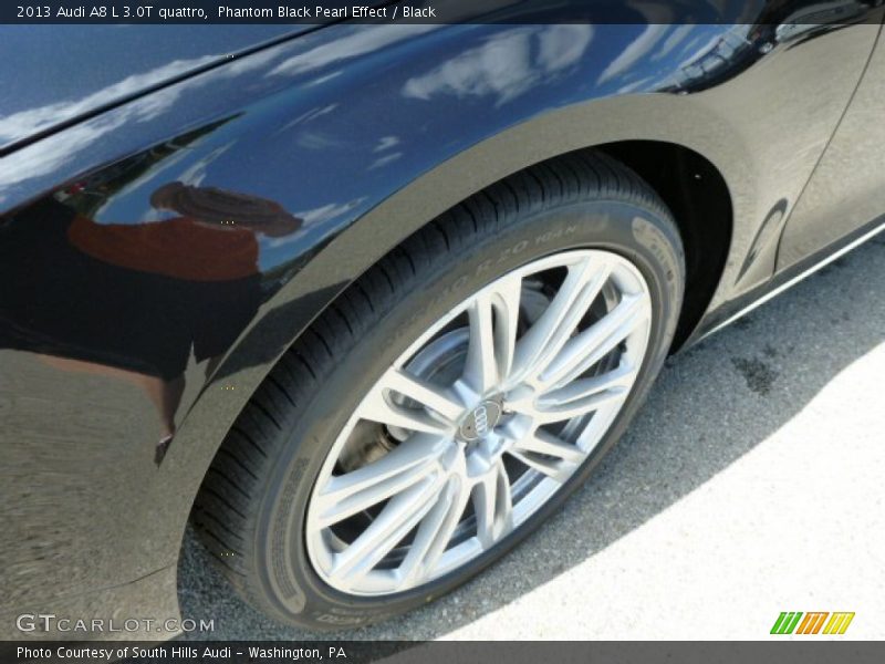 Phantom Black Pearl Effect / Black 2013 Audi A8 L 3.0T quattro
