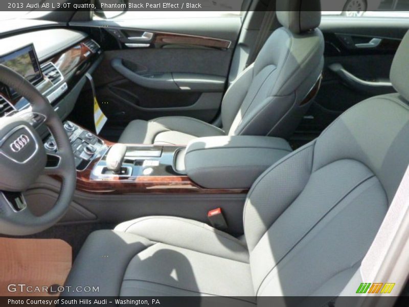 Phantom Black Pearl Effect / Black 2013 Audi A8 L 3.0T quattro