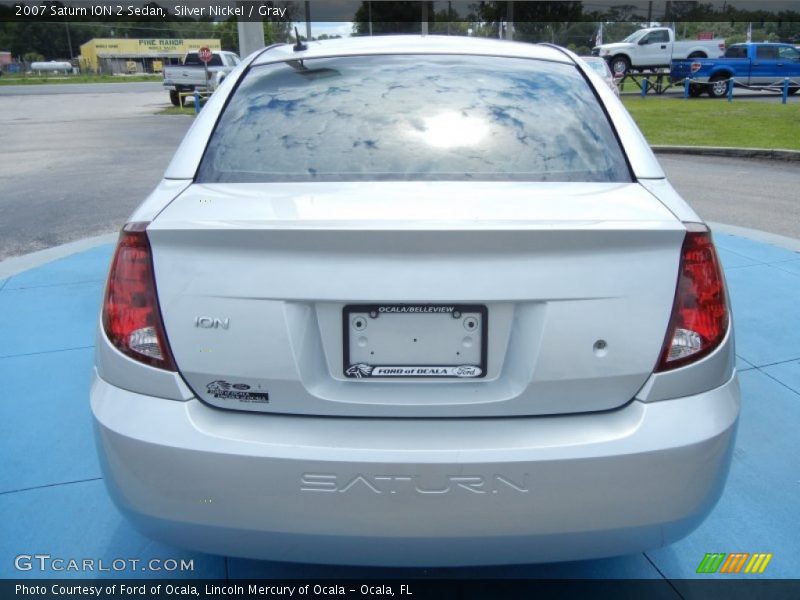 Silver Nickel / Gray 2007 Saturn ION 2 Sedan