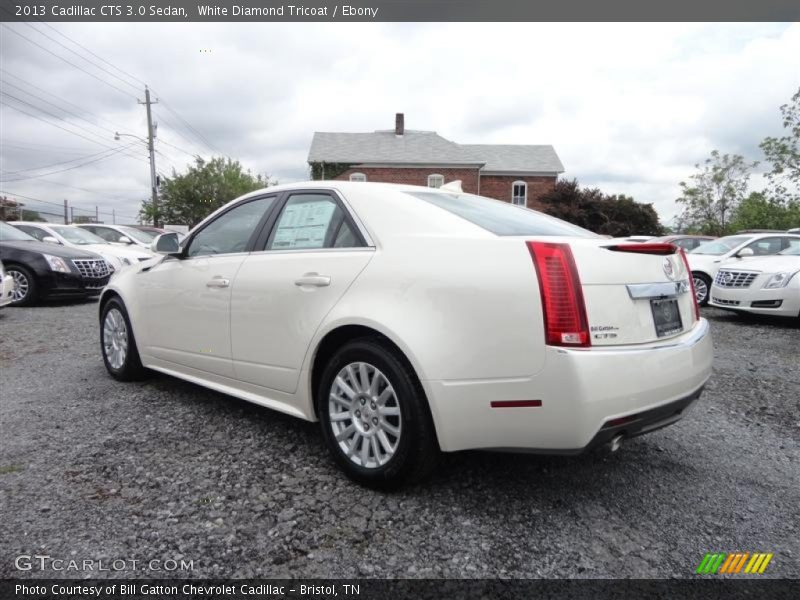 White Diamond Tricoat / Ebony 2013 Cadillac CTS 3.0 Sedan