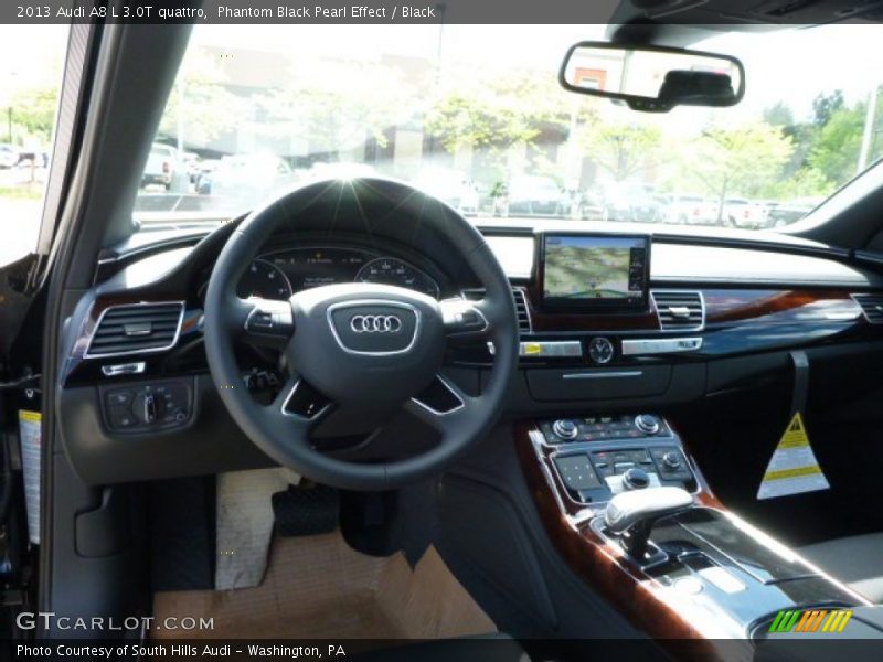Phantom Black Pearl Effect / Black 2013 Audi A8 L 3.0T quattro