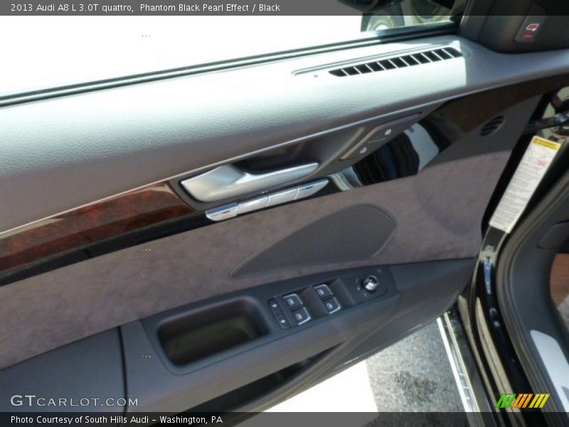Phantom Black Pearl Effect / Black 2013 Audi A8 L 3.0T quattro