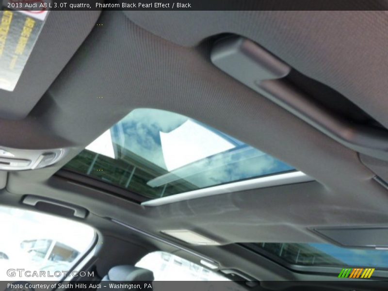 Phantom Black Pearl Effect / Black 2013 Audi A8 L 3.0T quattro