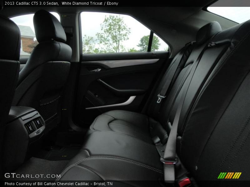 White Diamond Tricoat / Ebony 2013 Cadillac CTS 3.0 Sedan