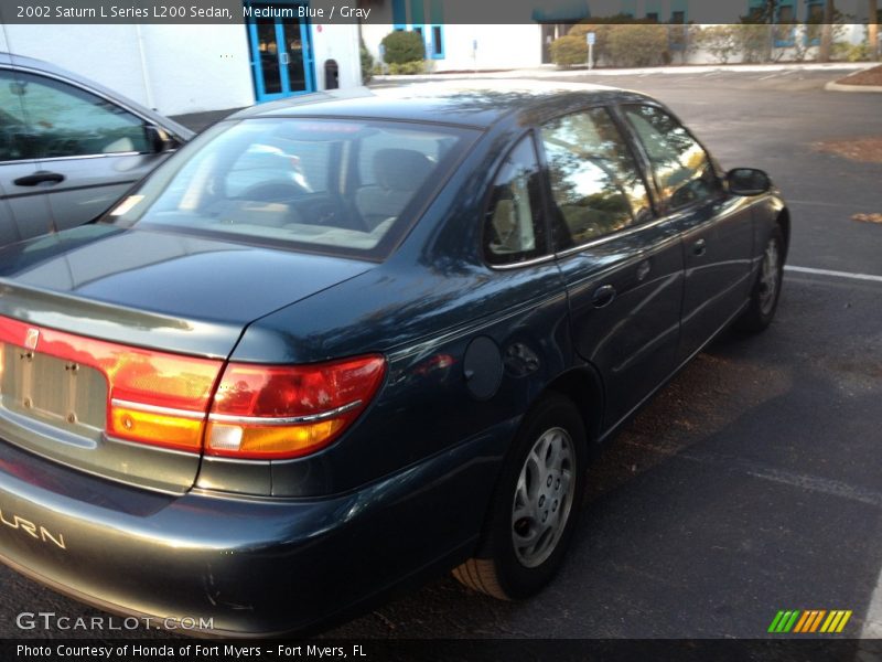 Medium Blue / Gray 2002 Saturn L Series L200 Sedan