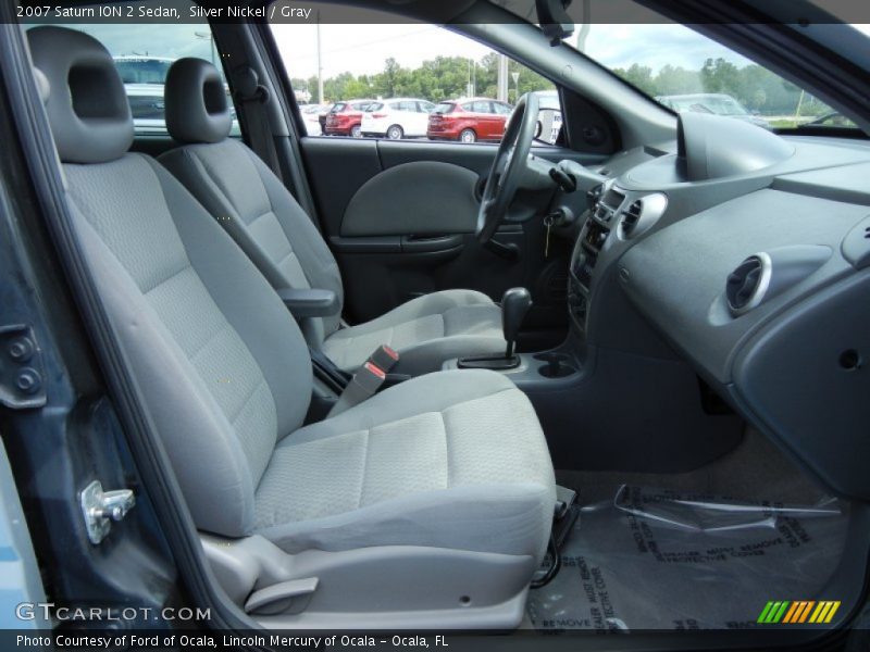 Silver Nickel / Gray 2007 Saturn ION 2 Sedan