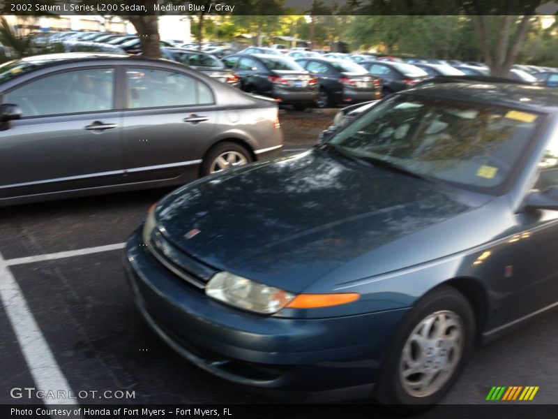 Medium Blue / Gray 2002 Saturn L Series L200 Sedan