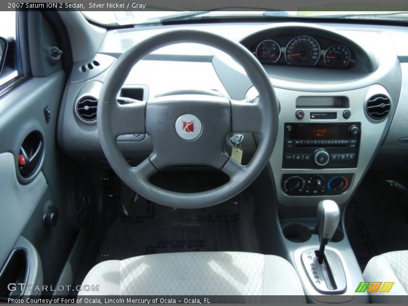 Silver Nickel / Gray 2007 Saturn ION 2 Sedan