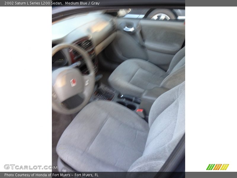 Medium Blue / Gray 2002 Saturn L Series L200 Sedan