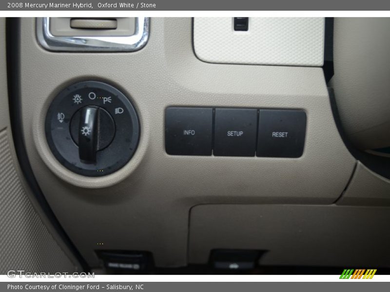 Oxford White / Stone 2008 Mercury Mariner Hybrid