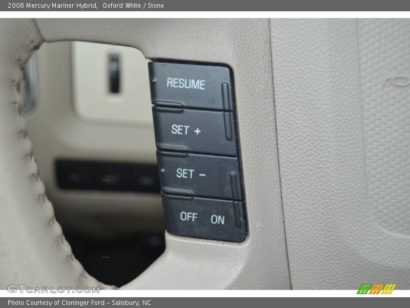 Controls of 2008 Mariner Hybrid