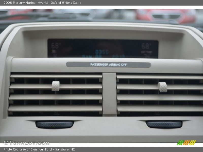 Oxford White / Stone 2008 Mercury Mariner Hybrid