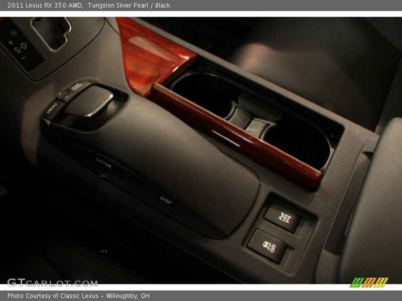 Tungsten Silver Pearl / Black 2011 Lexus RX 350 AWD