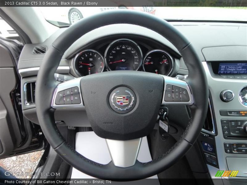 Black Raven / Ebony 2013 Cadillac CTS 3.0 Sedan