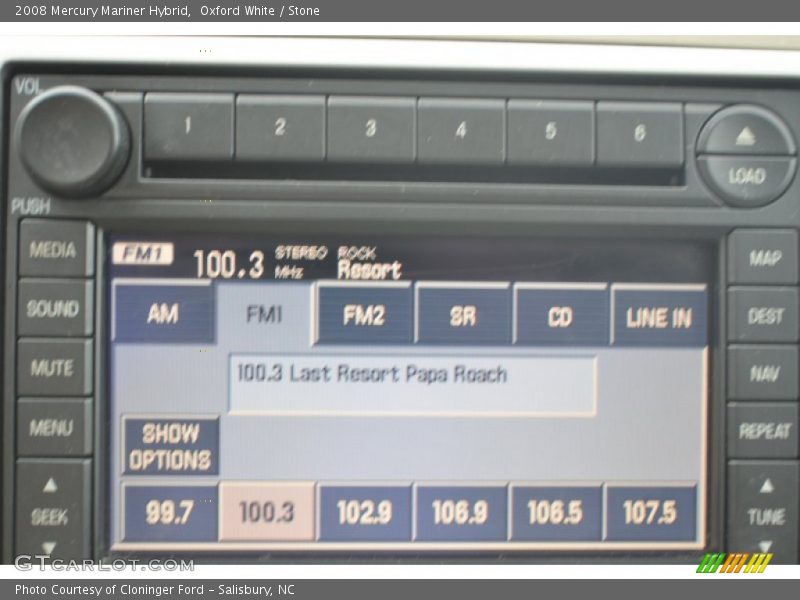 Controls of 2008 Mariner Hybrid