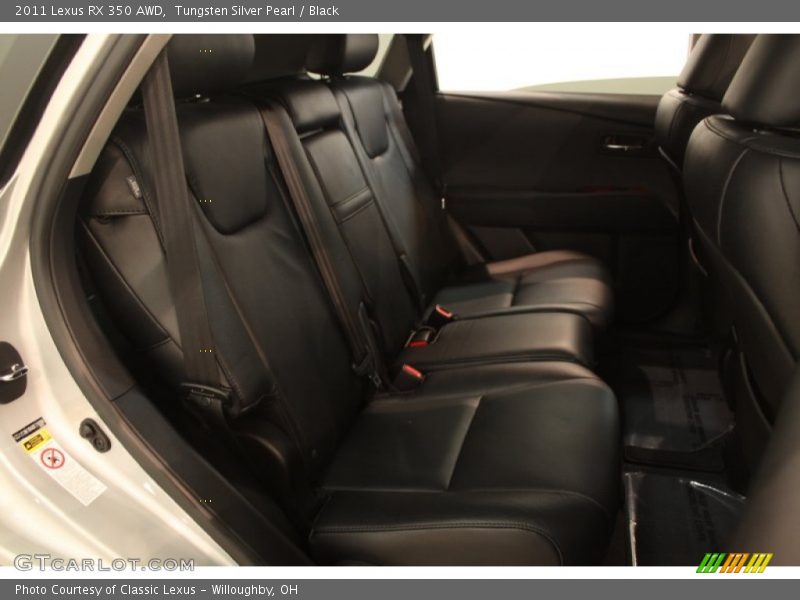 Tungsten Silver Pearl / Black 2011 Lexus RX 350 AWD