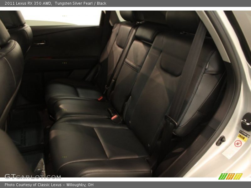 Tungsten Silver Pearl / Black 2011 Lexus RX 350 AWD