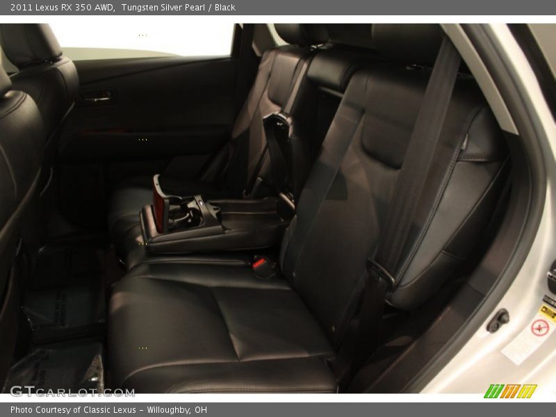 Tungsten Silver Pearl / Black 2011 Lexus RX 350 AWD