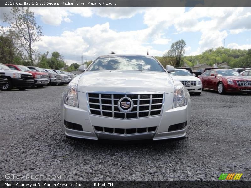 Radiant Silver Metallic / Ebony 2013 Cadillac CTS 3.0 Sedan