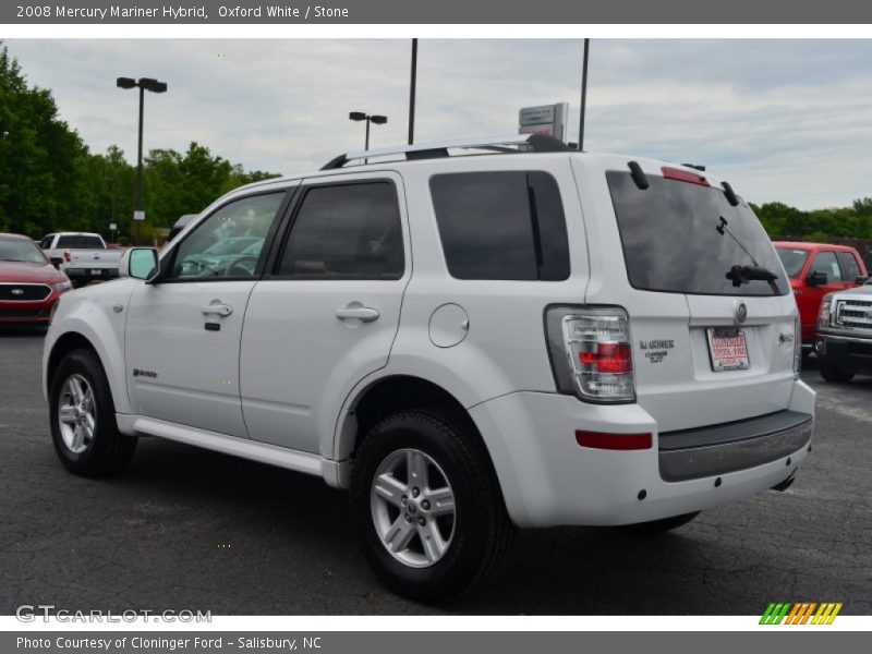 Oxford White / Stone 2008 Mercury Mariner Hybrid