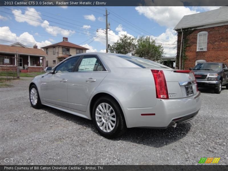 Radiant Silver Metallic / Ebony 2013 Cadillac CTS 3.0 Sedan